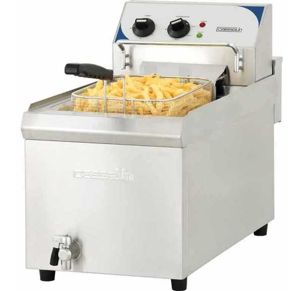 CASSELIN - Friteuse électrique avec vanne de vidange 10 L - CFEV10TC