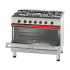 AMBASSADE - Fourneau 5 feux vifs 1 four gaz 137 litres