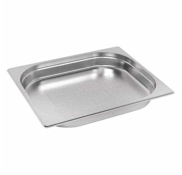 HENDI - Bac Gastro Inox Perforé GN 1/2 - Prof. 40 mm (2.5 L) - E698