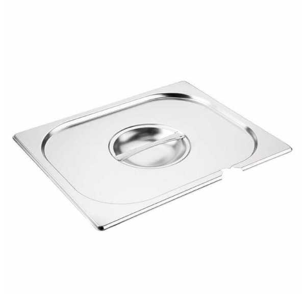 HENDI - Couvercle Inox pour Bacs GN 1/2 avec encoche - CB171
