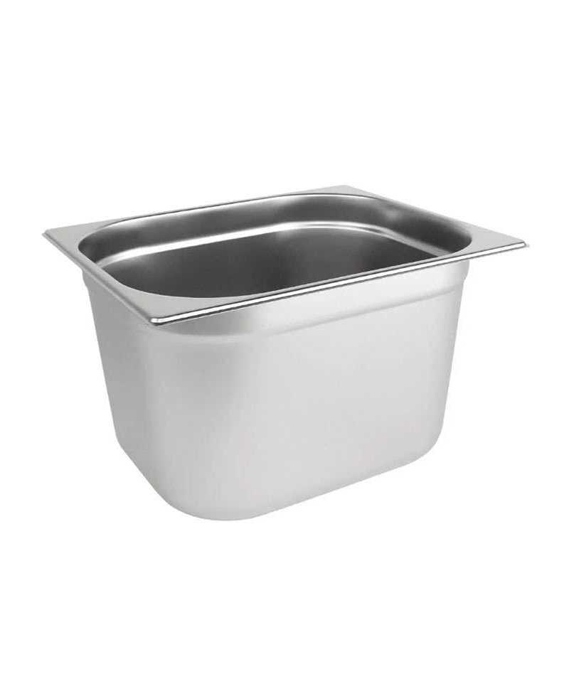 Récipients Gastronorm 4 Pcs GN 1 2 100 Mm Acier Inoxydable | Leroy Merlin