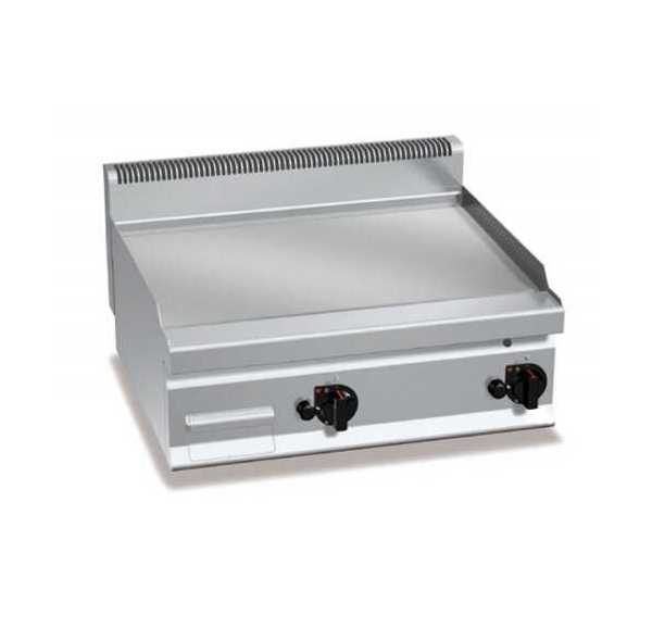 BERTO'S - Grill gaz plaque lisse à poser G7FL8B-2 - MACROS 700