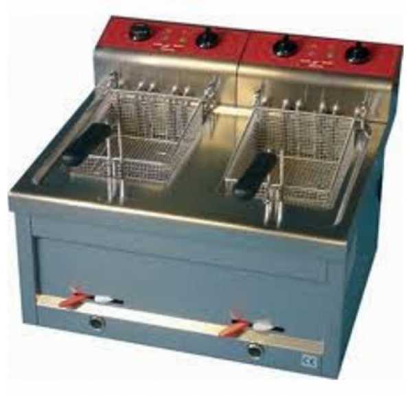 FRITEUSE DE COMPTOIR AVEC VIDANGE 2 x 9 LITRES FRT029AC FRITEUSE DE COMPTOIR AVEC VIDANGE 2 x 9 LITRES FRT029AC
