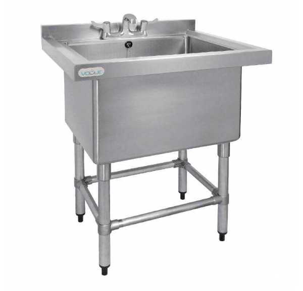 Evier professionnel profond un bac - Evier CE141 Vogue pour marmites