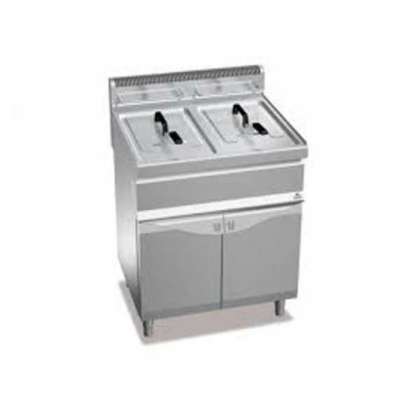 BERTO'S - Friteuse double gaz sur placard 2 x 15 litres GL15+15M - MACROS 700
