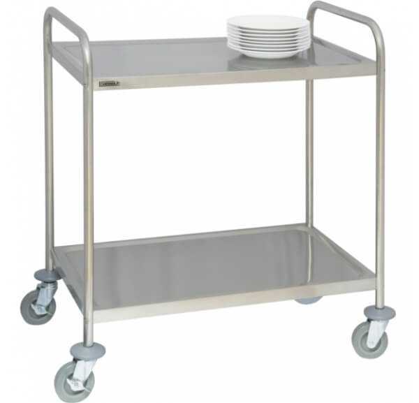 CASSELIN - Chariot de service inox 2 plateaux - CCI2