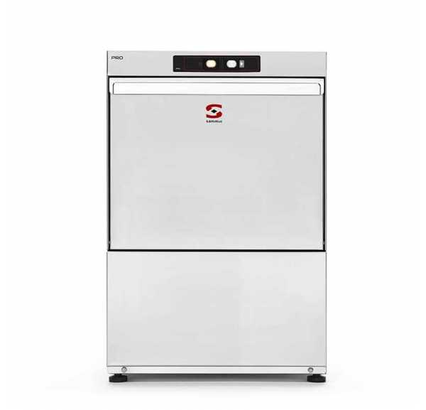 SAMMIC - Lave-verres électronique 400x400 monophasé 30 paniers/h ouverture 240mm sans pompe de vidange - GP-40