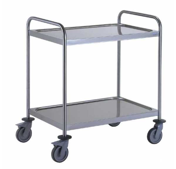 TOURNUS - Chariot de service 2 plateaux 800X530 mm