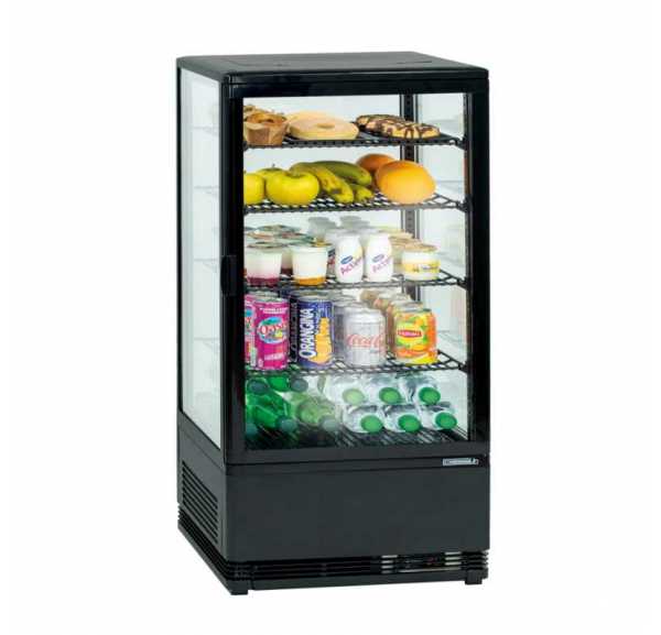 CASSELIN - Vitrine réfrigérée positive 98L noire