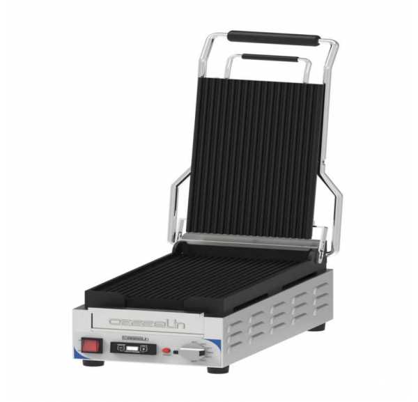 CASSELIN - Grill panini compact premium rainurée - rainurée avec minuteur - CGPRRXSPT