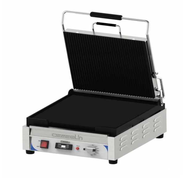 CASSELIN - Grill panini XL  premium rainuré - lisse avec minuteur - CGPRLXLPT