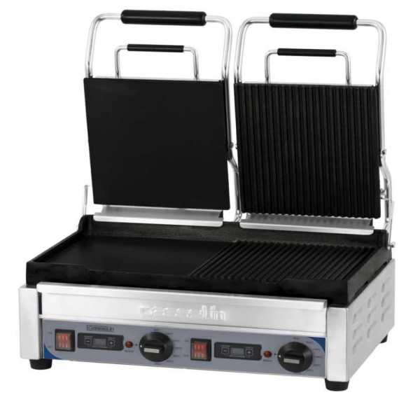 CASSELIN - Grill panini double premium mixte avec minuteur - CGP2HRBLPT