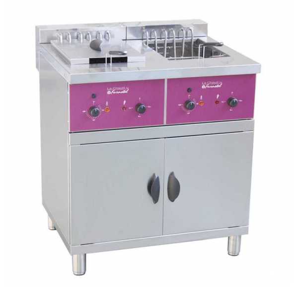 FURNOTEL - Friteuse sur coffre électrique 2 x 16 litres