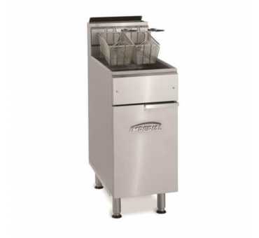 IMPERIAL - Friteuse Gaz Haut Rendement 41 litres chauffe indirecte