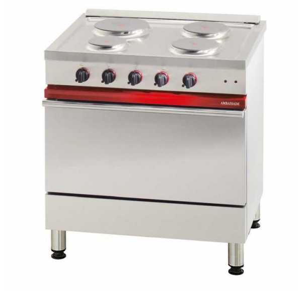 AMBASSADE - Fourneau électrique 4 plaques électriques 1 four électrique 620x400