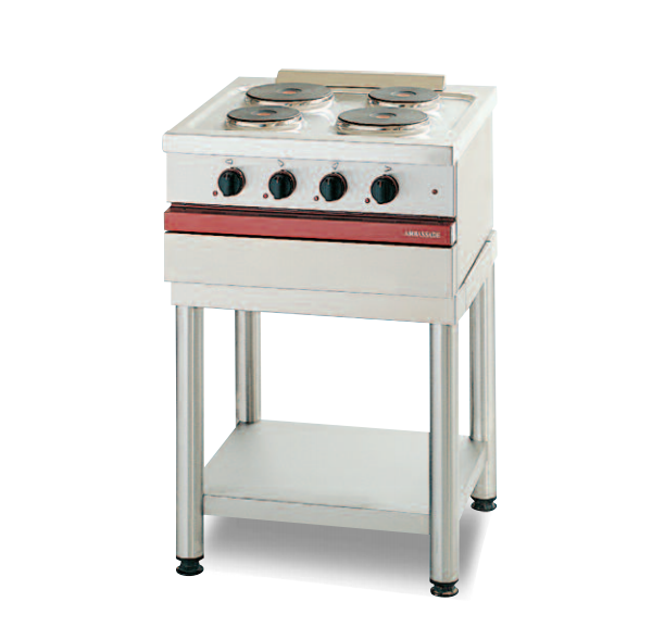 AMBASSADE - Table électrique 4 plaques sans support long.600