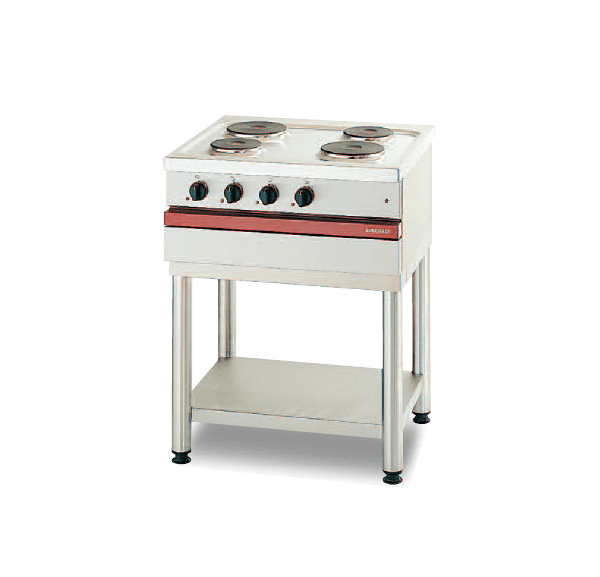 AMBASSADE - Table électrique 4 plaques sans support long.800