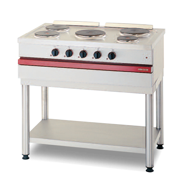 AMBASSADE - Table électrique 5 plaques sans support