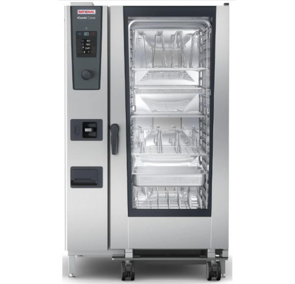 RATIONAL - Four mixte électrique 20 niveaux GN2/1 (300 à 500 repas par jour) - ICOMBI CLASSIC