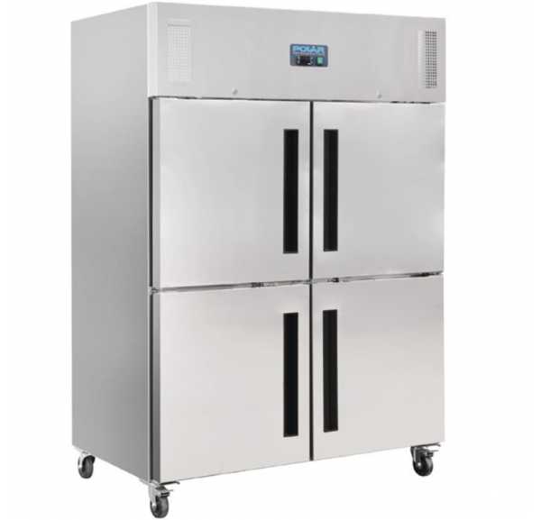 POLAR - Armoire réfrigérée positive double 2 portillons positive 1200L