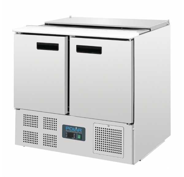 POLAR - Comptoir à salade réfrigéré 2 portes 240L