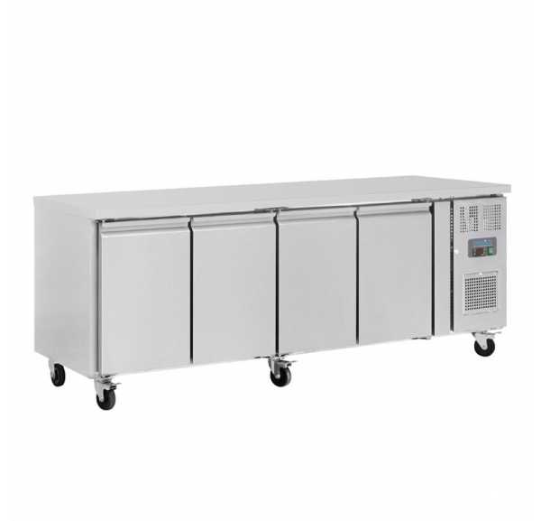 POLAR - Table réfrigérée positive 4 portes 449L