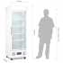POLAR - Vitrine réfrigérée haute positive 1 porte 336L