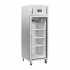 POLAR - Armoire positive ventilée +2+/8°C 1 porte vitrée GN2/1 acier 600 litres - SERIE G