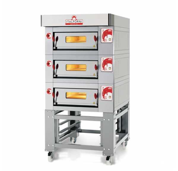 ITALFORNI - Four à pizza 1 chambre 6 pizzas commandes digitales - Série CL