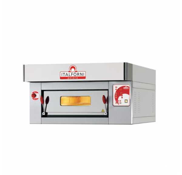 ITALFORNI - Four à pizza 1 chambre 8 pizzas commandes digitales - Série CL