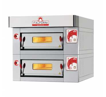 ITALFORNI - Four à pizza 2 chambres 12 pizzas commandes digitales - Série CL