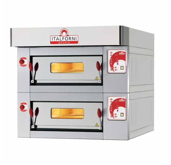 ITALFORNI - Four à pizza 2 chambres 12 pizzas commandes digitales - Série CL