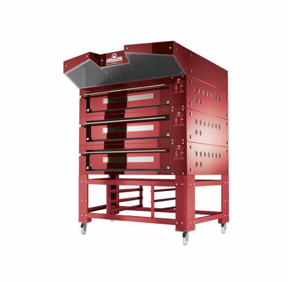 ITALFORNI - Four à pizza 2 chambres 2x12 ou 2x9 pizzas - Série BULL