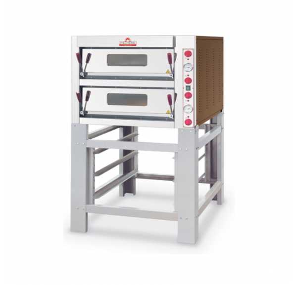 ITALFORNI - Four à pizza 2 chambres 12 pizzas profondeur 940mm - Série TK