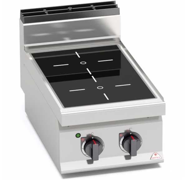 BERTO'S - Plaque vitrocéramique 2 zones à poser E7P2B/VTR - MACROS 700