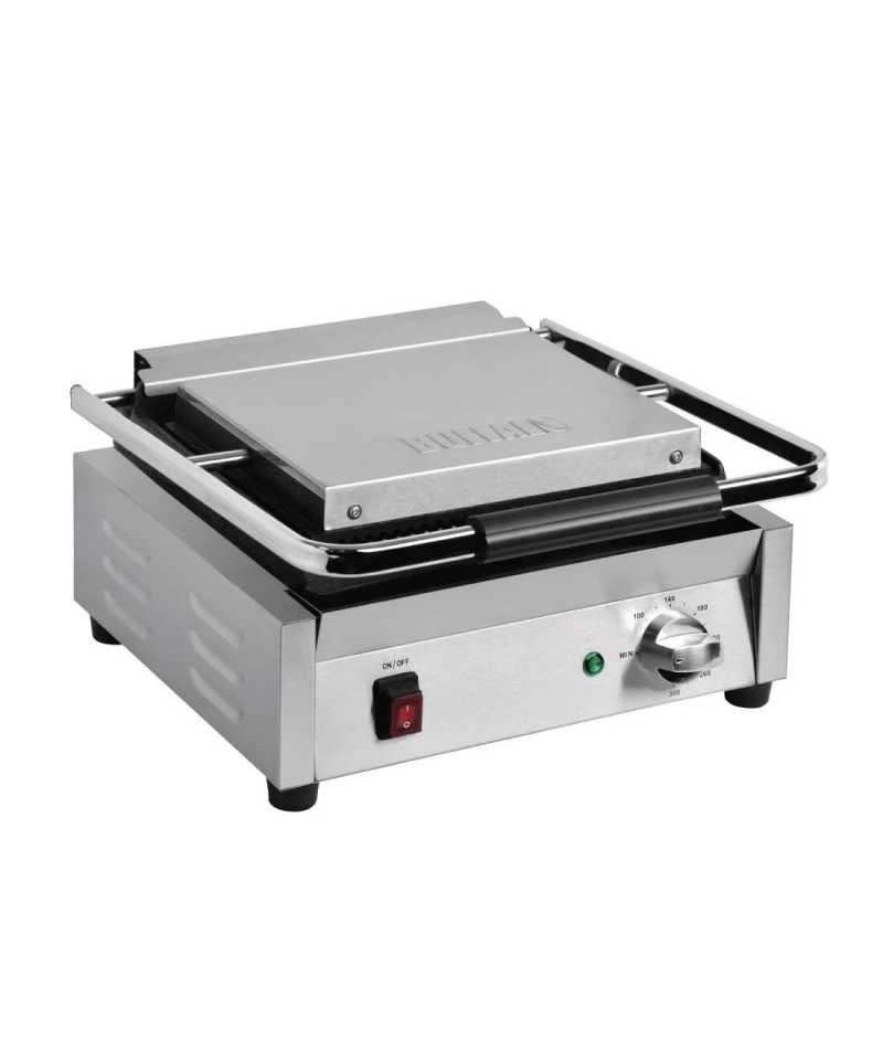 Grand gril de contact simple de bistrot lisse/lisse BUFFALO