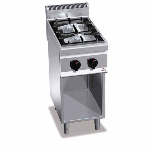 BERTO'S - Piano à gaz à 2 feux vifs - G7F2MP