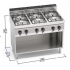 Fourneaux 6 feux vifs gaz sur meuble G7F6MP - MACROS 700 - Dimensions - Negoce chr