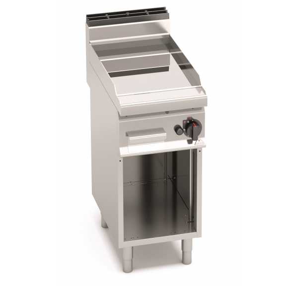 BERTO'S - Plaque à Snacker "Fry Top" gaz sur placard ouvert - G7FL4M/CPD