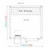 SEDA - Mini chambre froide négative démontable 8m³ isolation 90 mm - UNIKIT