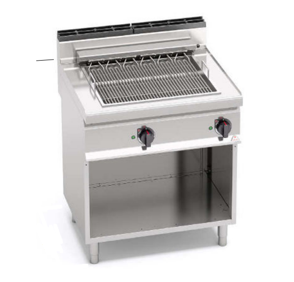 BERTO'S - Grill électrique sur coffre ouvert - E7CG80M - MACROS 700