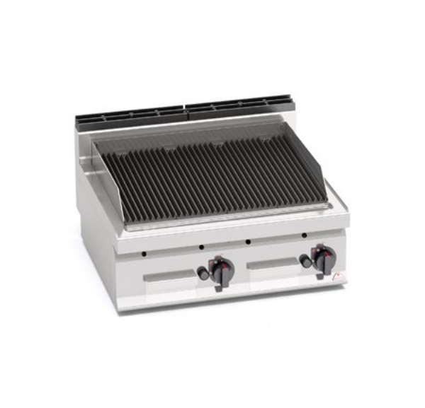 BERTO'S - Grille à pierre de lave à gaz - PLG40B/G - MACROS 700