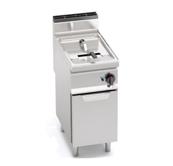 BERTO'S - Friteuse à gaz 18 litres sur placard - GL18MI - MACROS 700