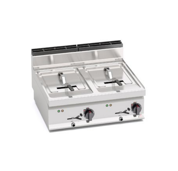 BERTO'S - Friteuse électrique 10+10 litres à poser - E7F10-8B - MACROS 700