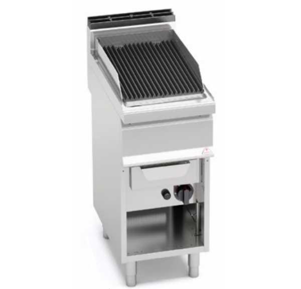 BERTO'S - Grille gaz avec tiroir à récupération d'eau sur placard - G7WG40M - MACROS 700