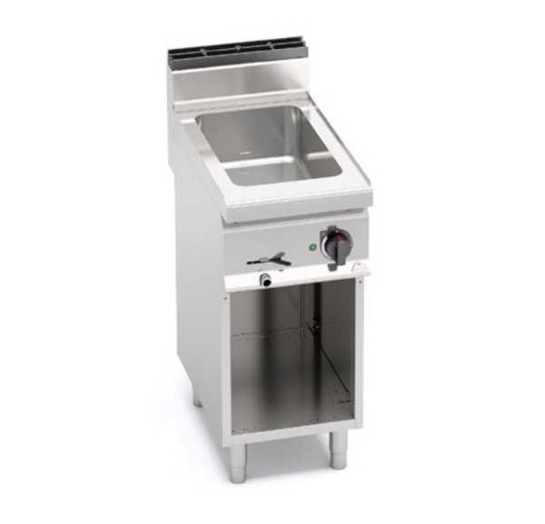 BERTO'S - Bain marie électrique sur placard ouvert E7BM4M - MACROS 700