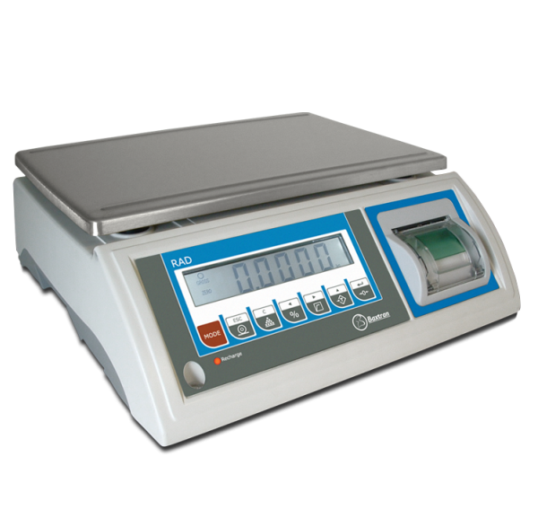 BAXTRAN - Balance électronique avec imprimante intégrée 15 kg / précision de 0.5g - RAD