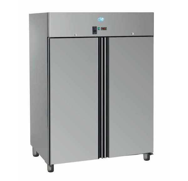 DAP - Armoire à poissons positive GN2/1 inox double porte 1315 L