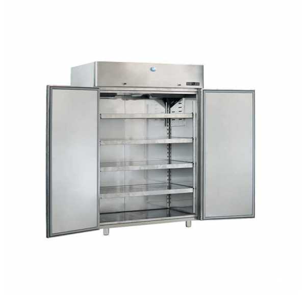 Petite armoire réfrigérée négative en inox 115 L