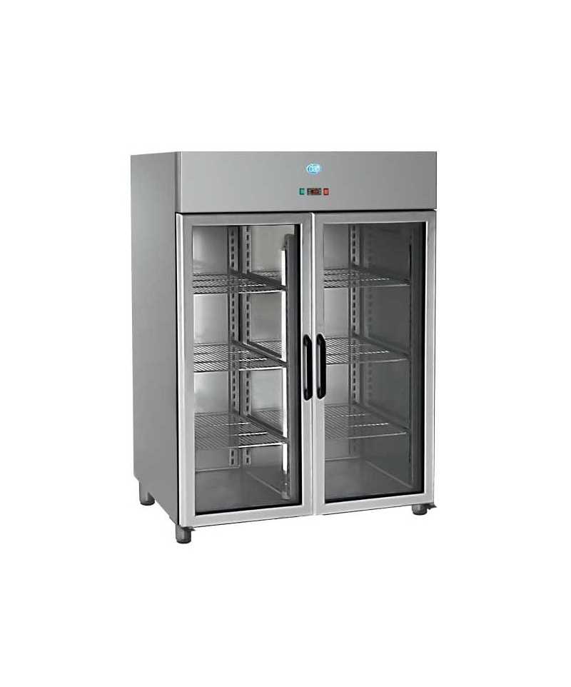 Congélateur armoire professionnelle double porte vitrée DAP
